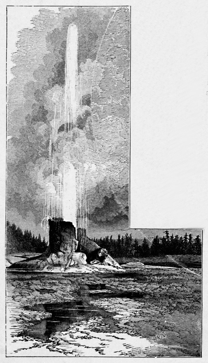 Óriás gejzír, 1883 alkotó: Unbekannt