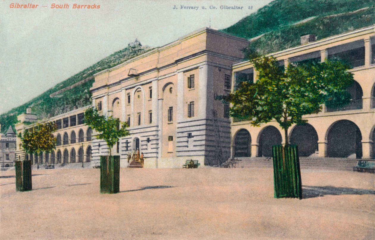 Gibraltár – Déli laktanya, 1900 alkotó: Unbekannt