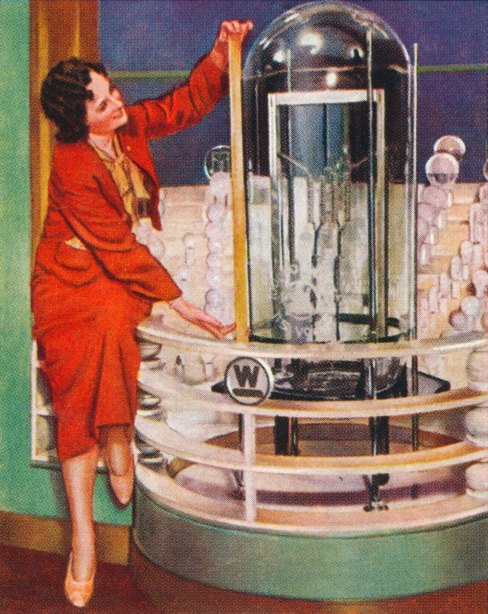 Gigantikus elektromos lámpa, 1938 alkotó: Unbekannt