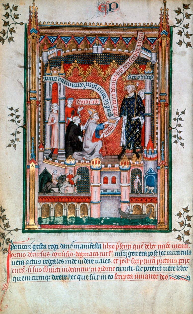 Gilles de Pontoise, St Denis apátja, 1317 alkotó: Unbekannt