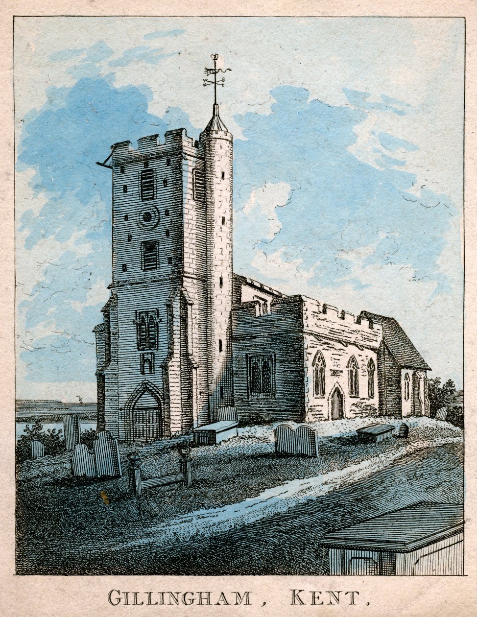 Gillingham, Kent, Anglia, 19. század alkotó: Unbekannt