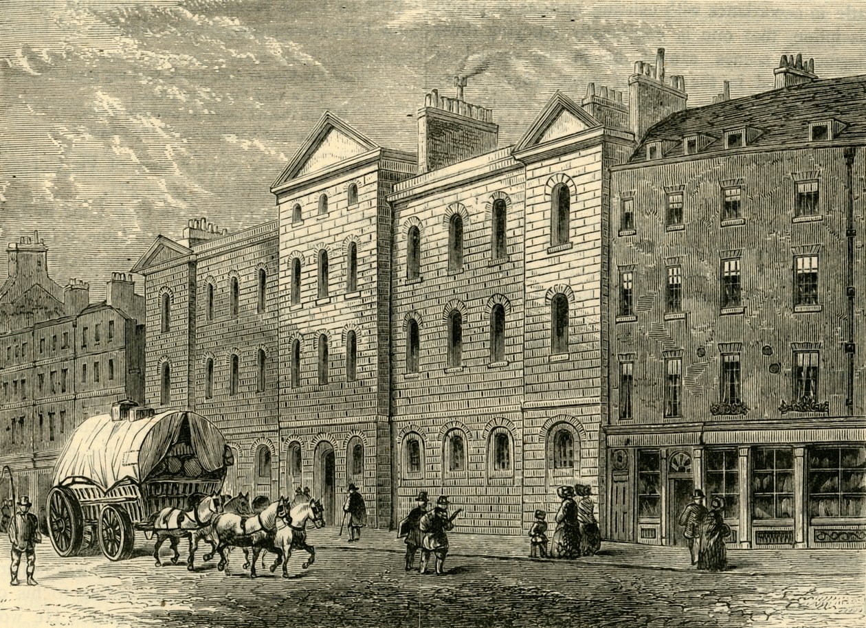 Giltspur Street Compter, 1840, c1872. alkotó: Unbekannt