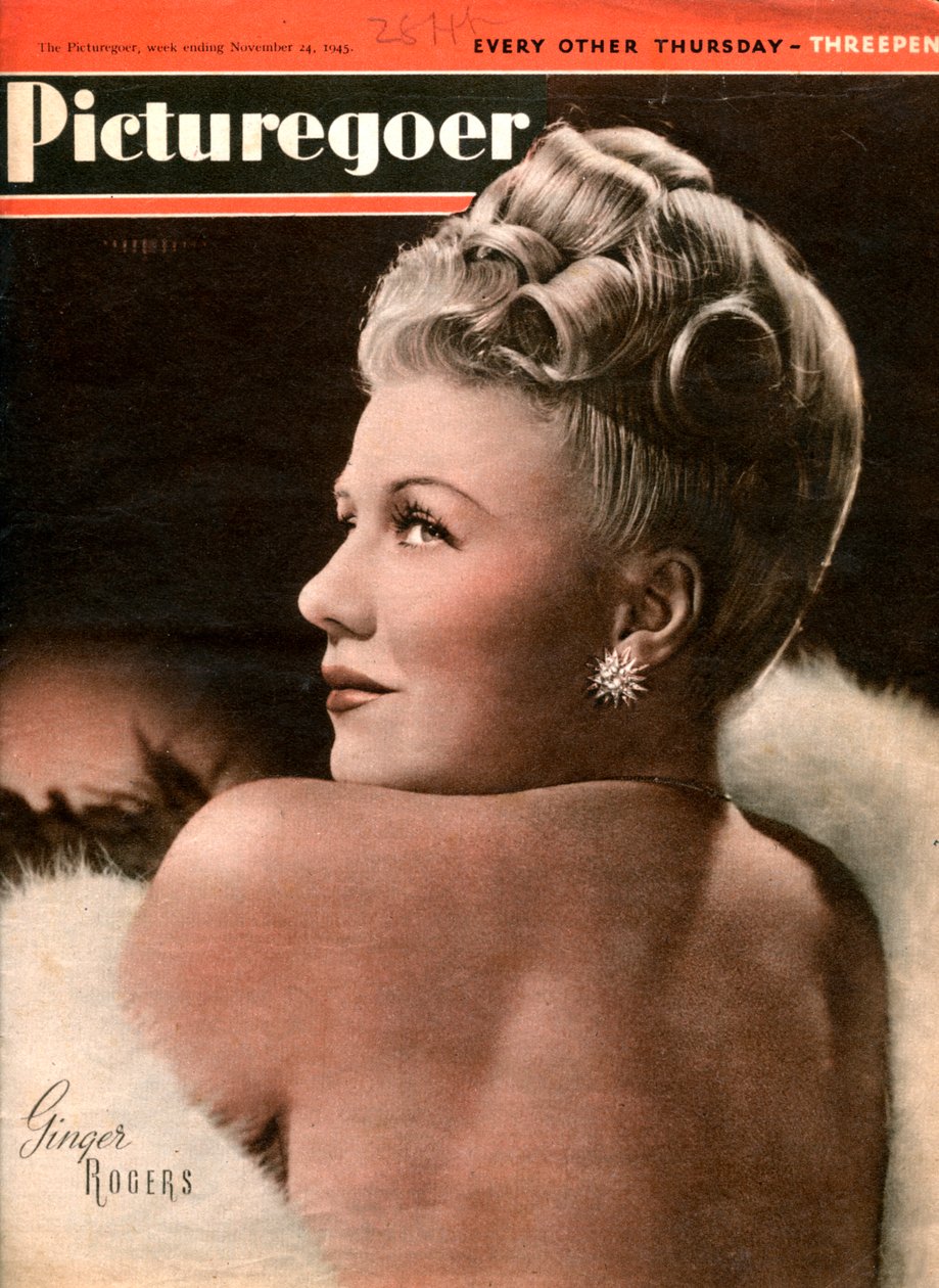 Ginger Rogers 1911-1995, amerikai színésznő, 1945 alkotó: Unbekannt