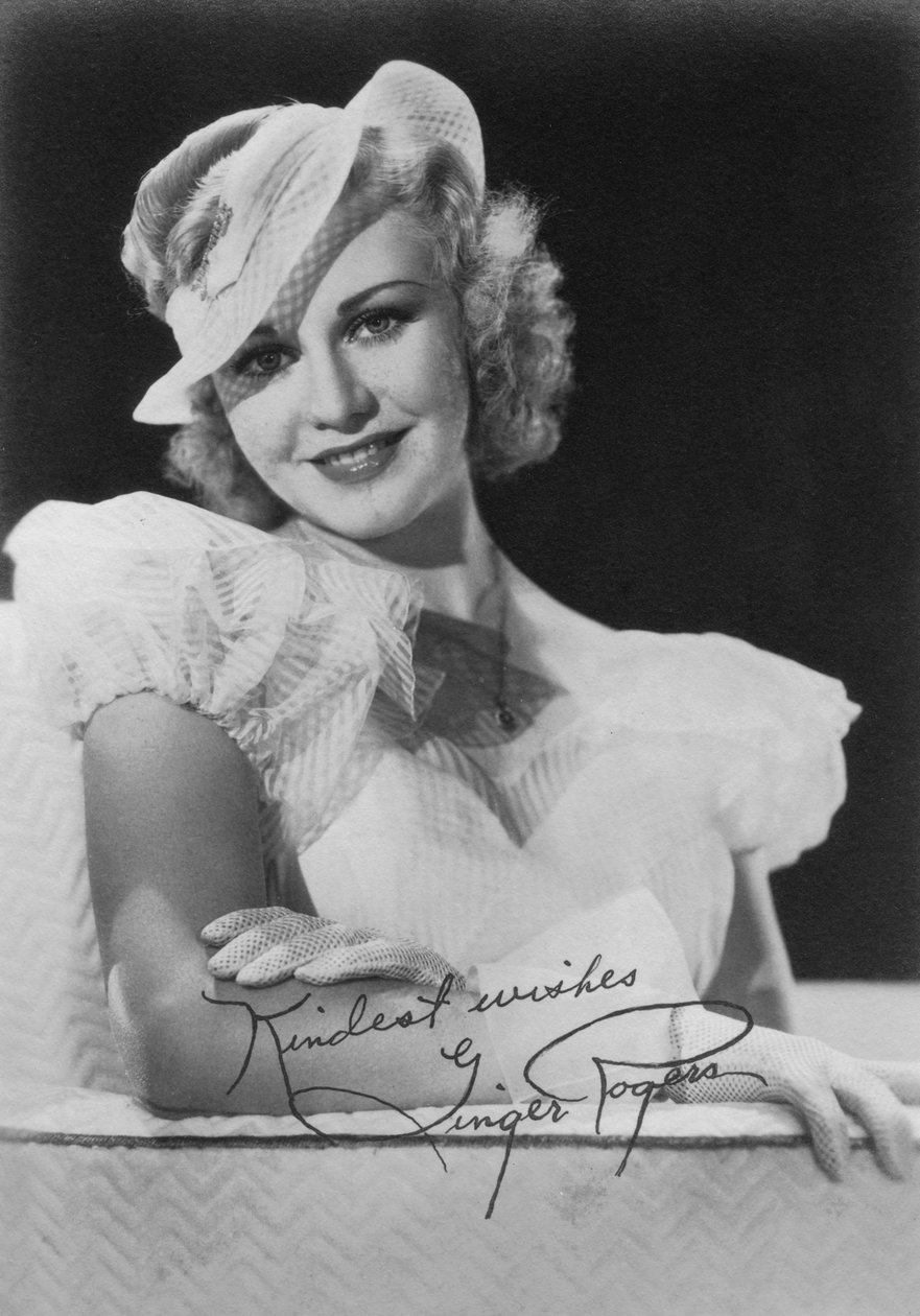 Ginger Rogers 1911-1995 amerikai színésznő, táncos és énekes, 1930-as évek alkotó: Unbekannt