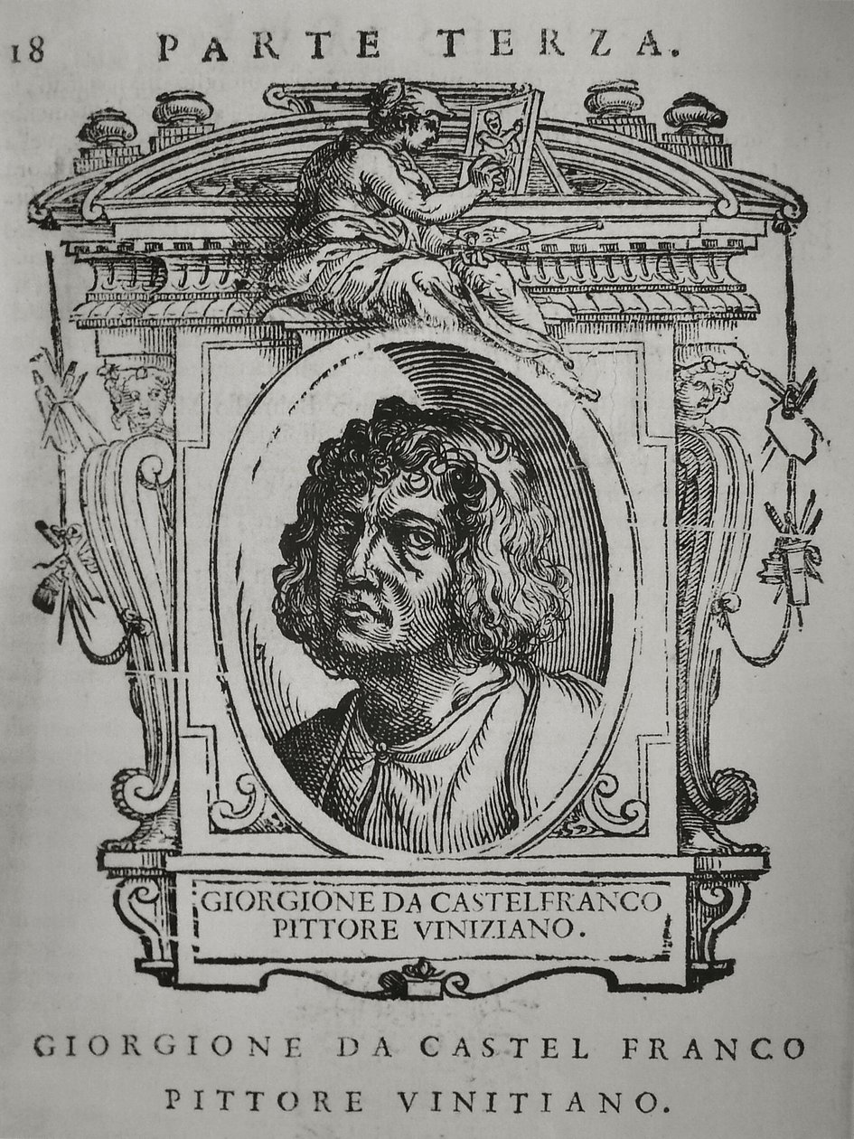 Giorgione. Forrás: Giorgio Vasari, A legkiválóbb olasz festők, szobrászok és építészek élete, 1568 alkotó: Unbekannt