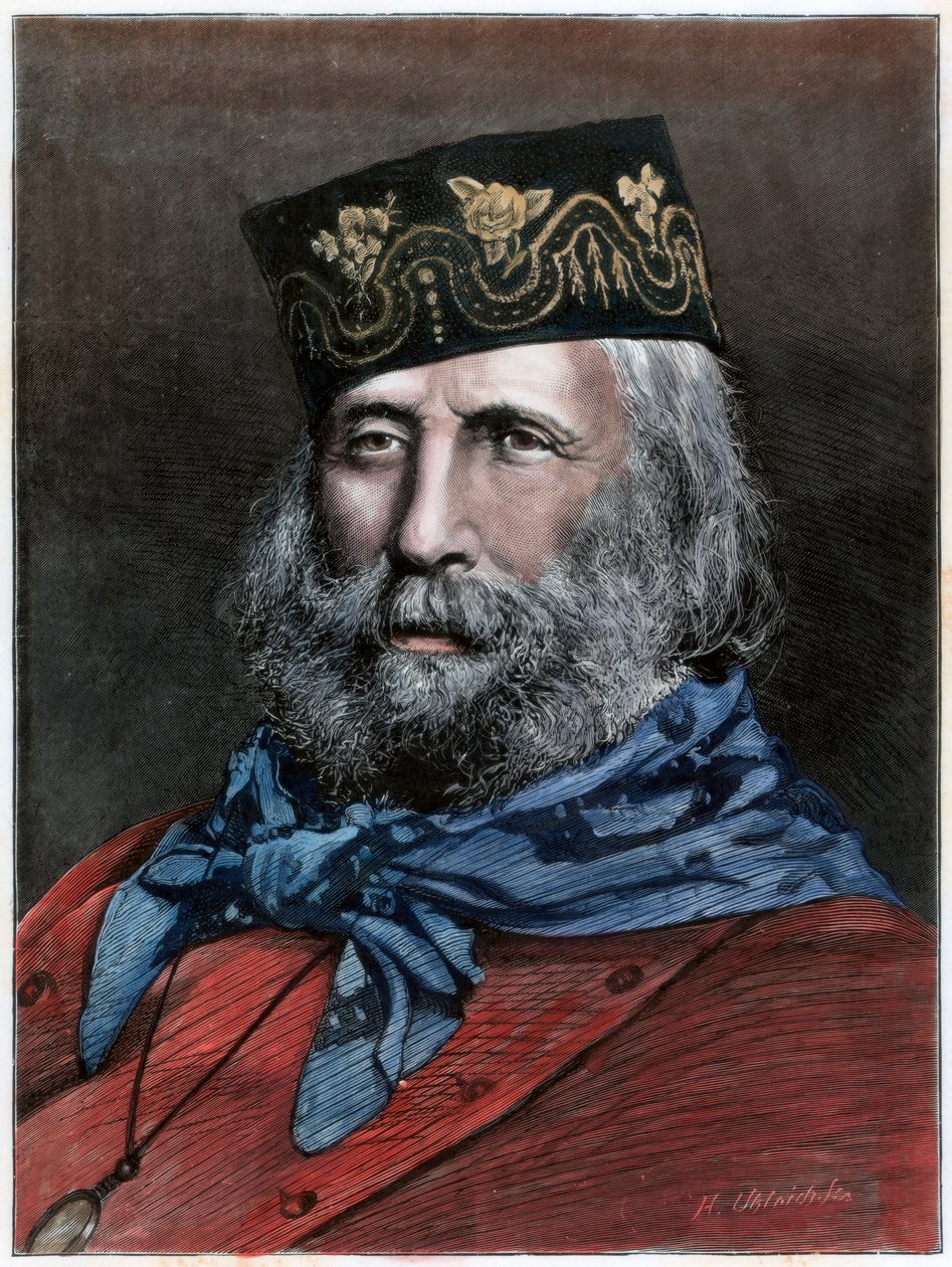 Giuseppe Garibaldi, olasz hazafi, 1882 alkotó: Unbekannt