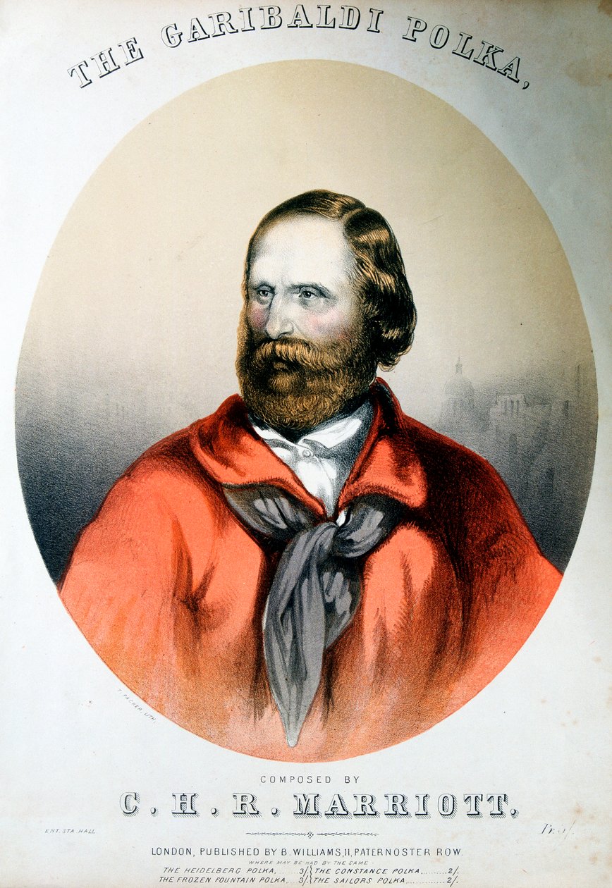 Giuseppe Garibaldi, olasz hazafi, 1864 alkotó: Unbekannt