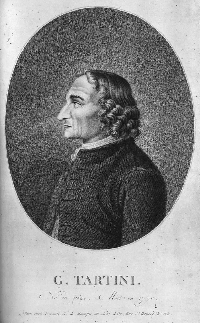 Giuseppe Tartini 1692-1770 olasz barokk zeneszerző és hegedűművész alkotó: Unbekannt
