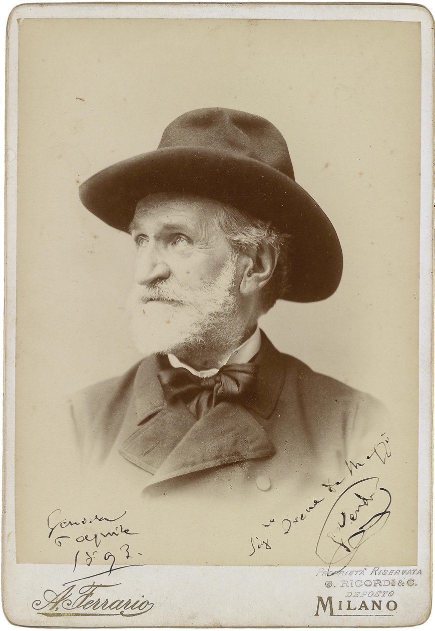 Giuseppe Verdi alkotó: Unbekannt