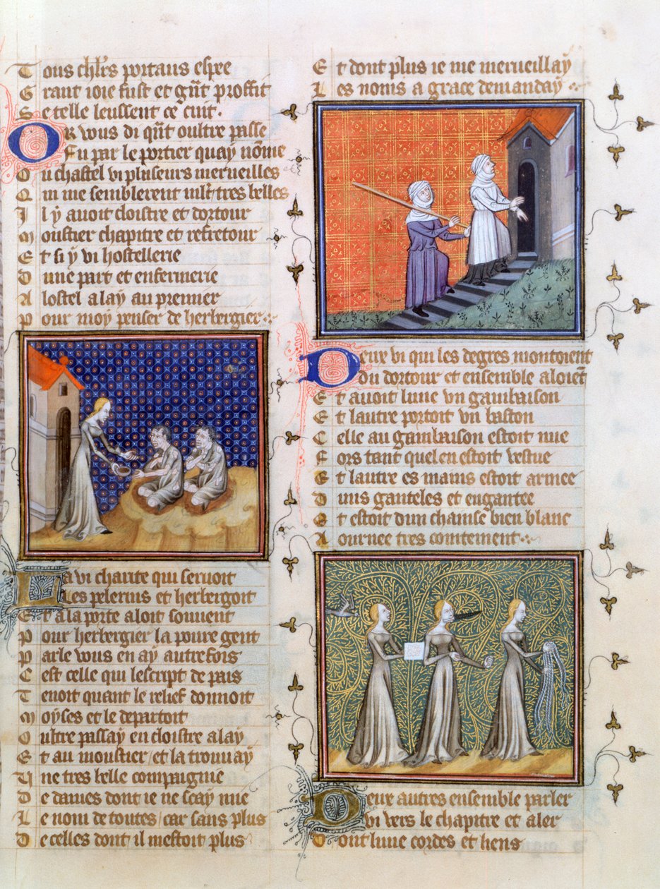 Alamizsnát adni, 1393 alkotó: Unbekannt