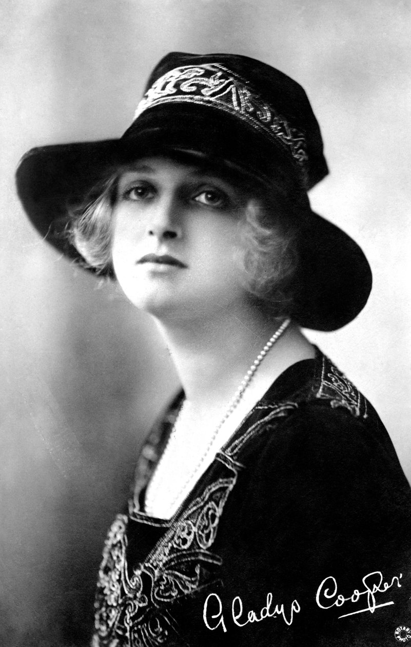 Gladys Cooper 1888-1971, angol színésznő, 1900-as évek alkotó: Unbekannt