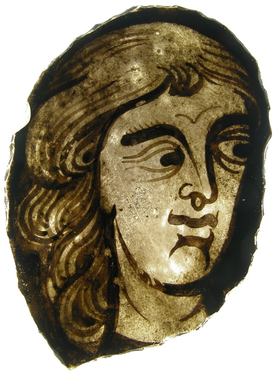 Üvegtöredék, francia, 13-14. század. alkotó: Unbekannt
