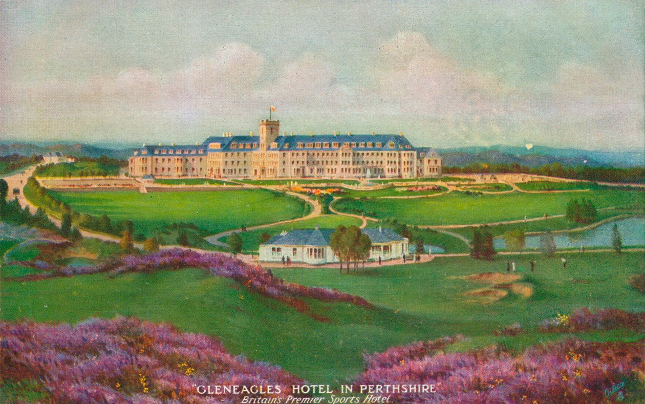 Gleneagles Hotel Perthshire-ben, 1930 alkotó: Unbekannt