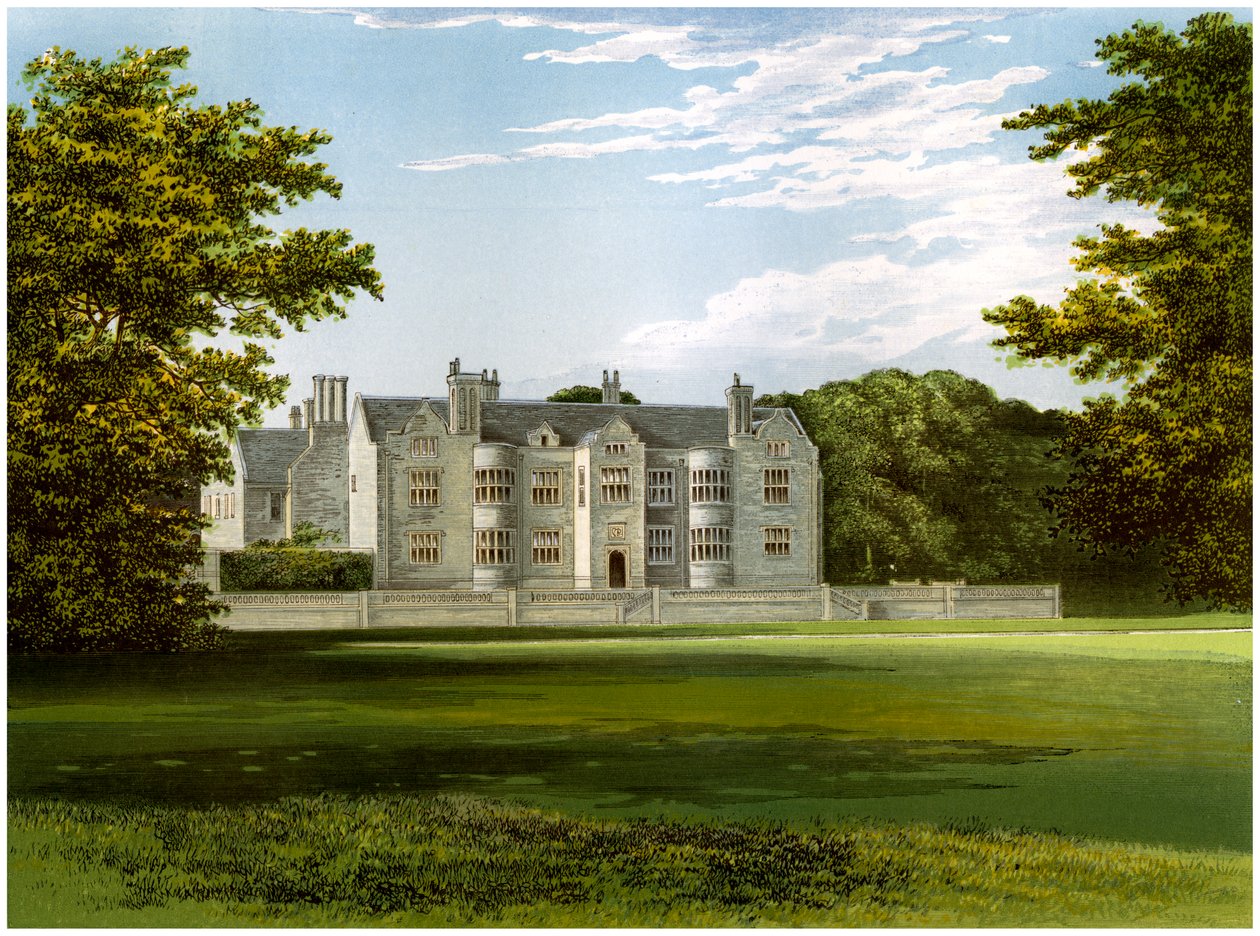 Glynde Place, Sussex, Hampden vikomt otthona, 1880 alkotó: Unbekannt
