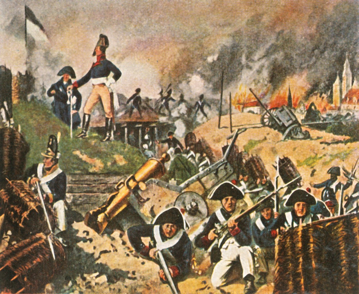 Gneisenau és Nettelbeck Kolberg sáncán, 1807, 1936. alkotó: Unbekannt