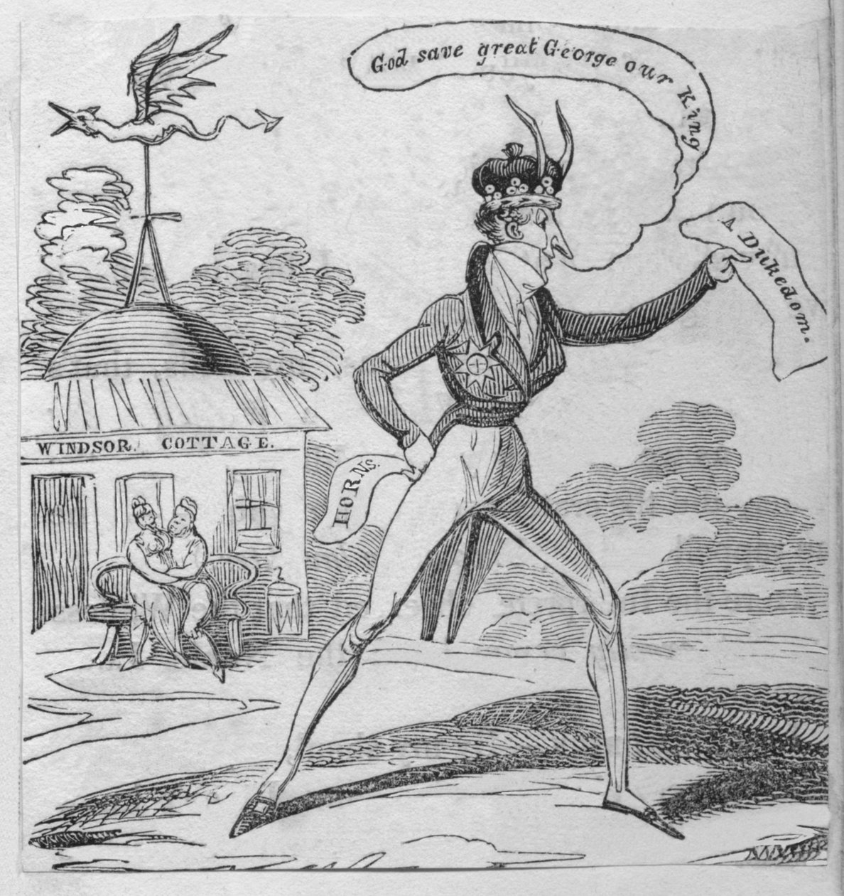 Isten óvja a nagy Györgyöt, a mi királyunkat, 1820. alkotó: Unbekannt