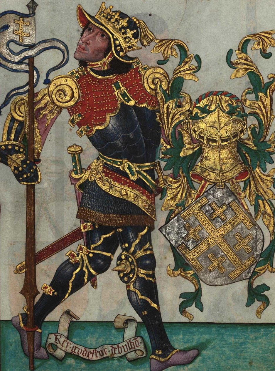 Godfrey of Bouillon Livro do Ameiro-Morból, 1509 alkotó: Unbekannt