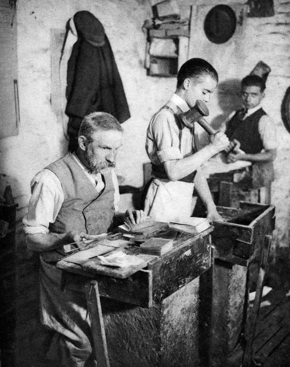 Aranyverés egy londoni műhelyben, 1926-1927 alkotó: Unbekannt