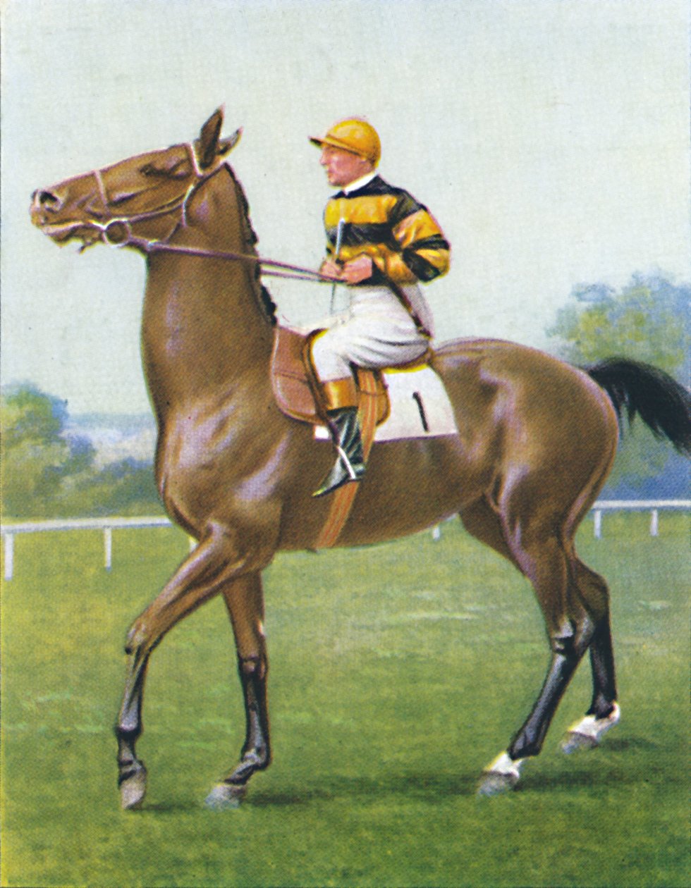 Golden Sovereign, Jockey: T. Weston, 1939 alkotó: Unbekannt