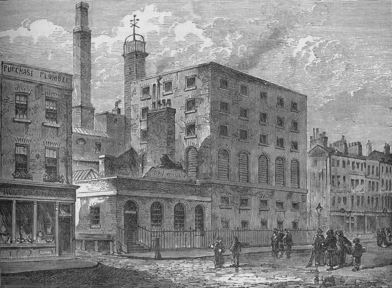 Golden Square Brewery, Soho, Westminster, London, 1875 1878 alkotó: Unbekannt