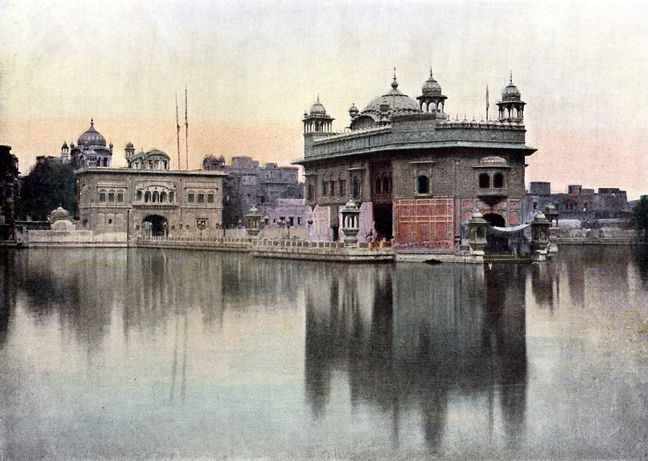 Aranytemplom, Amritsar, Punjab, India, 1890 alkotó: Unbekannt