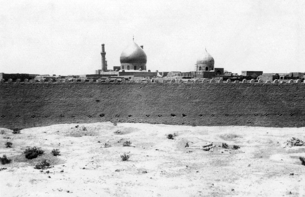 A Samarra mecset aranykupolája, Mezopotámia, 1918 alkotó: Unbekannt