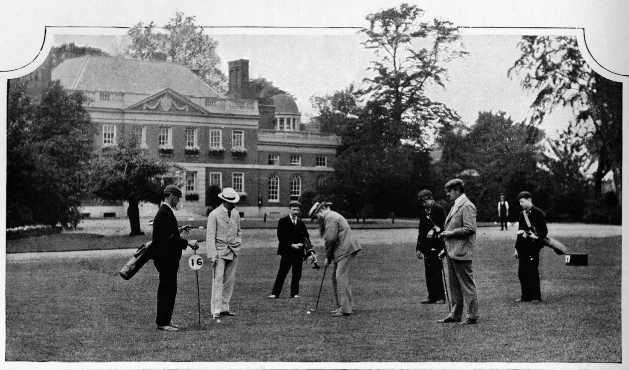 Golf a Ranelagh Clubban, London, 1903 1903 alkotó: Unbekannt