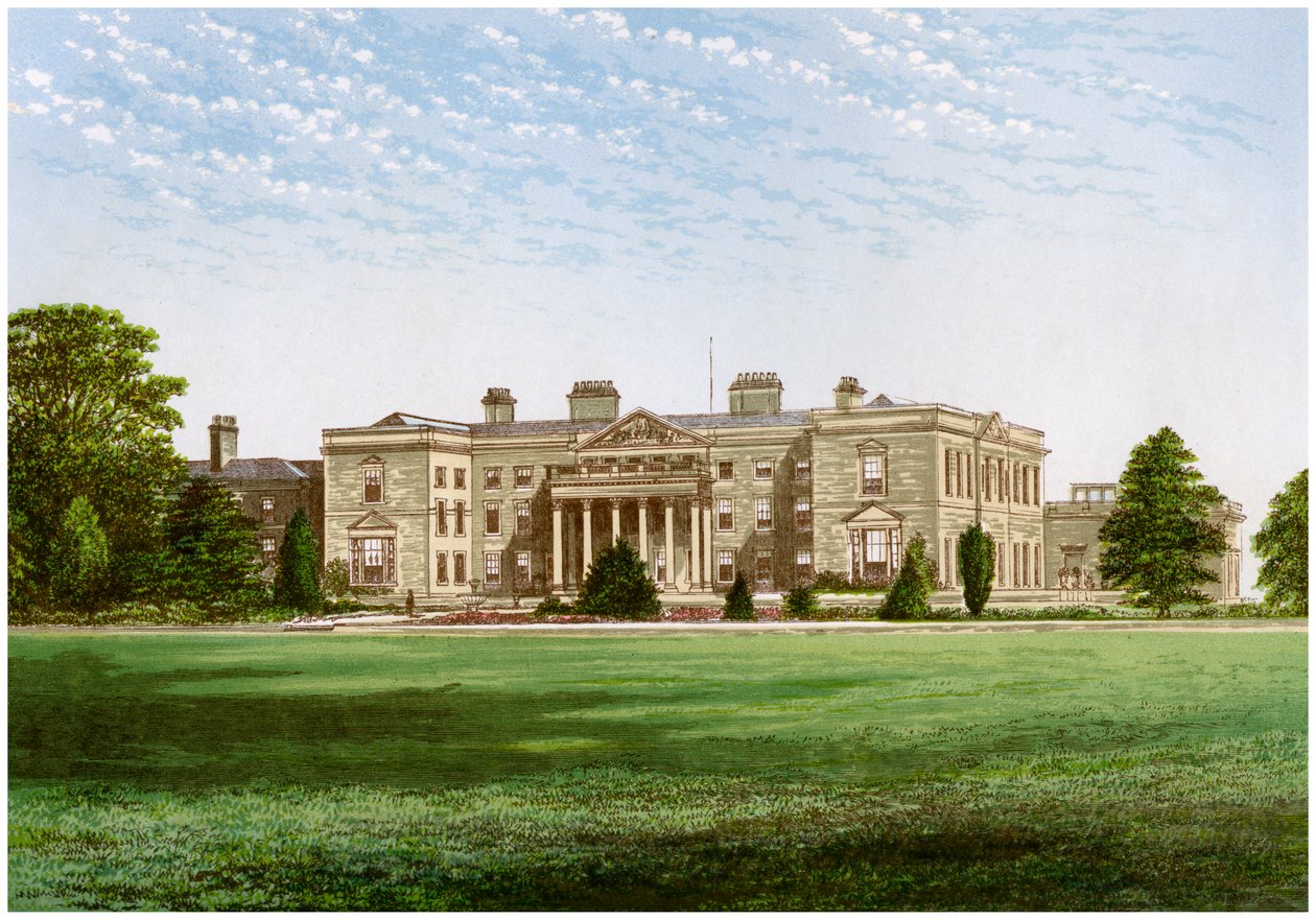Gopsal Hall, Leicestershire, Lord Howe otthona, 1880 alkotó: Unbekannt