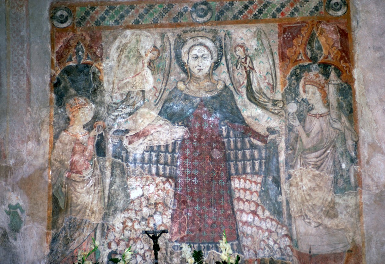 Gótikus falfestmény a kőszegi Szent Jakab-templomban, XV. század alkotó: Unbekannt