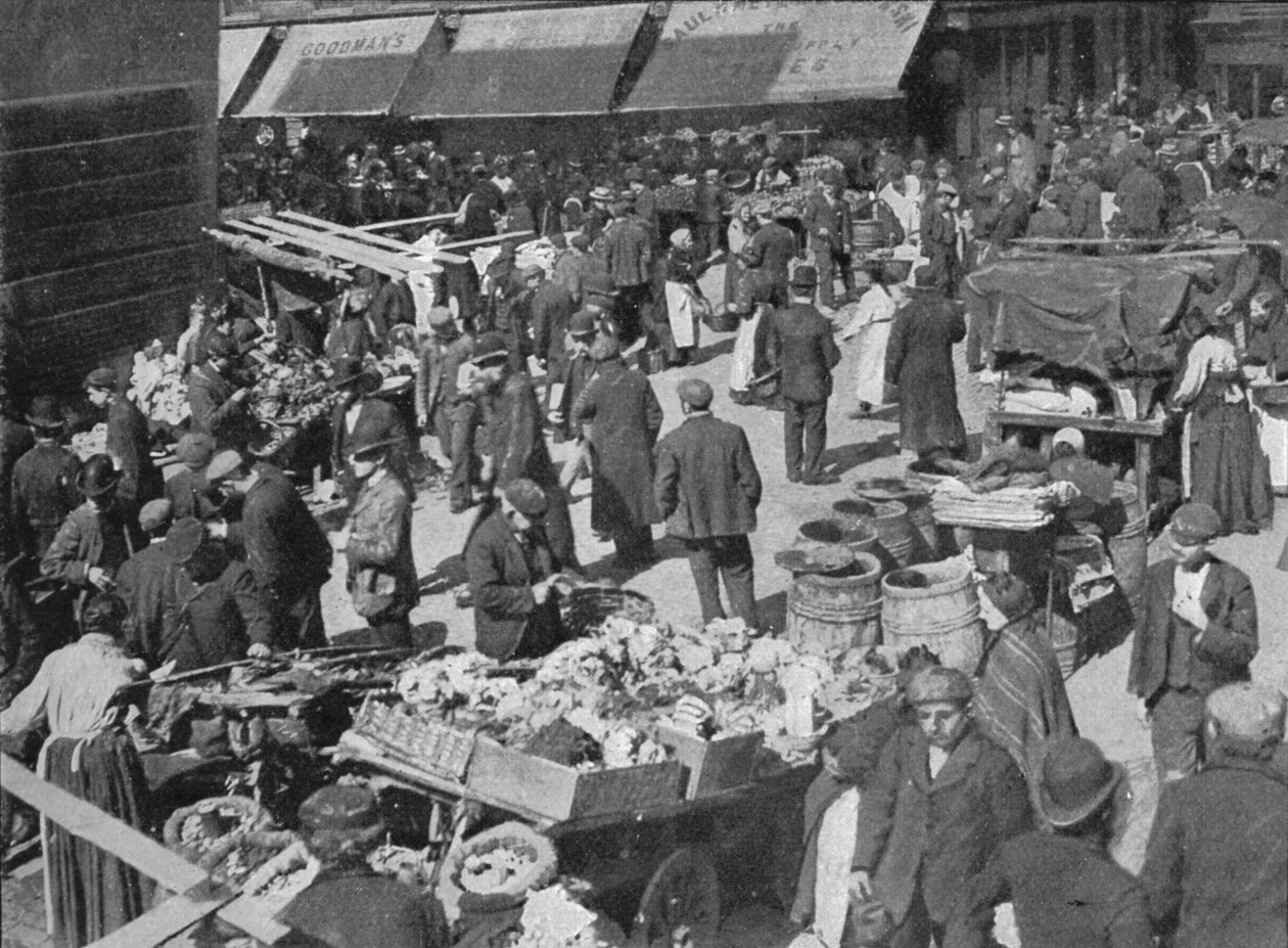 Goulston Street vasárnap reggel, London, 1901 1901 alkotó: Unbekannt