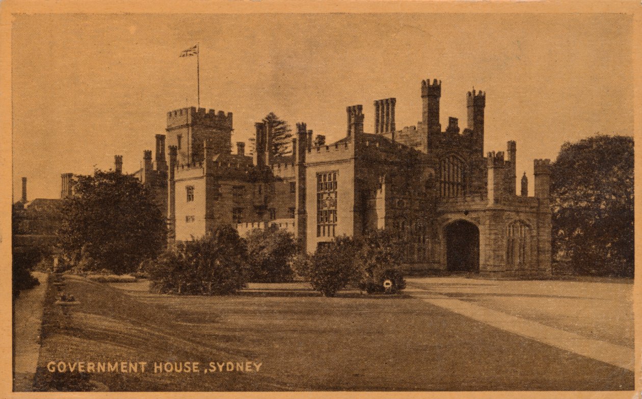 Kormányzati ház, Sydney, 1900. alkotó: Unbekannt