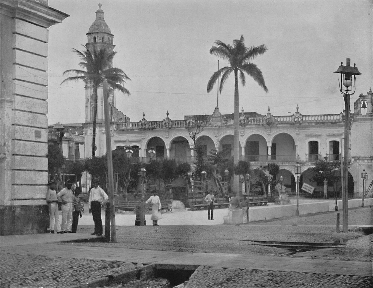Governors Palace, Vera Cruz, Mexikó, 1897. alkotó: Unbekannt