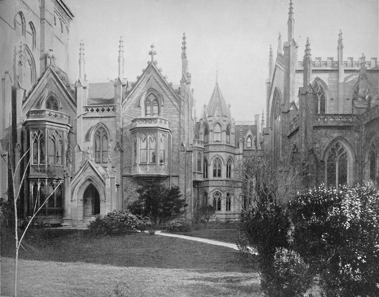 Grace Church and Rectory, New York, 1897. alkotó: Unbekannt