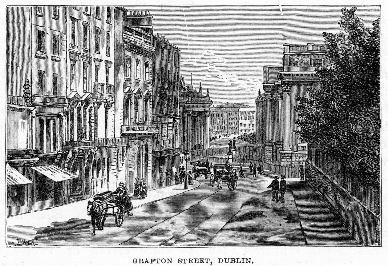Grafton Street, Dublin, 19. század alkotó: Unbekannt