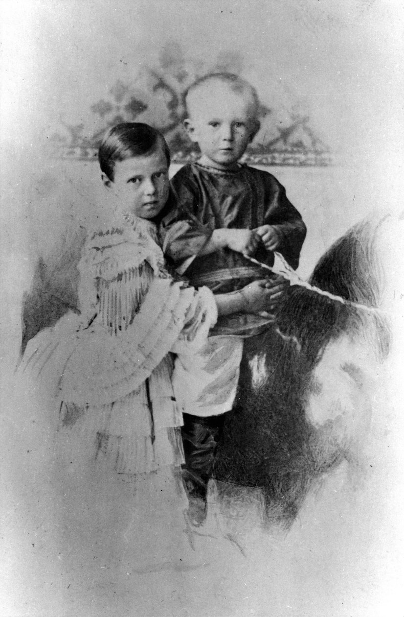 Mária Alekszandrovna nagyhercegnő és Szergej Alekszandrovics orosz nagyherceg, 1860-c1862 alkotó: Unbekannt