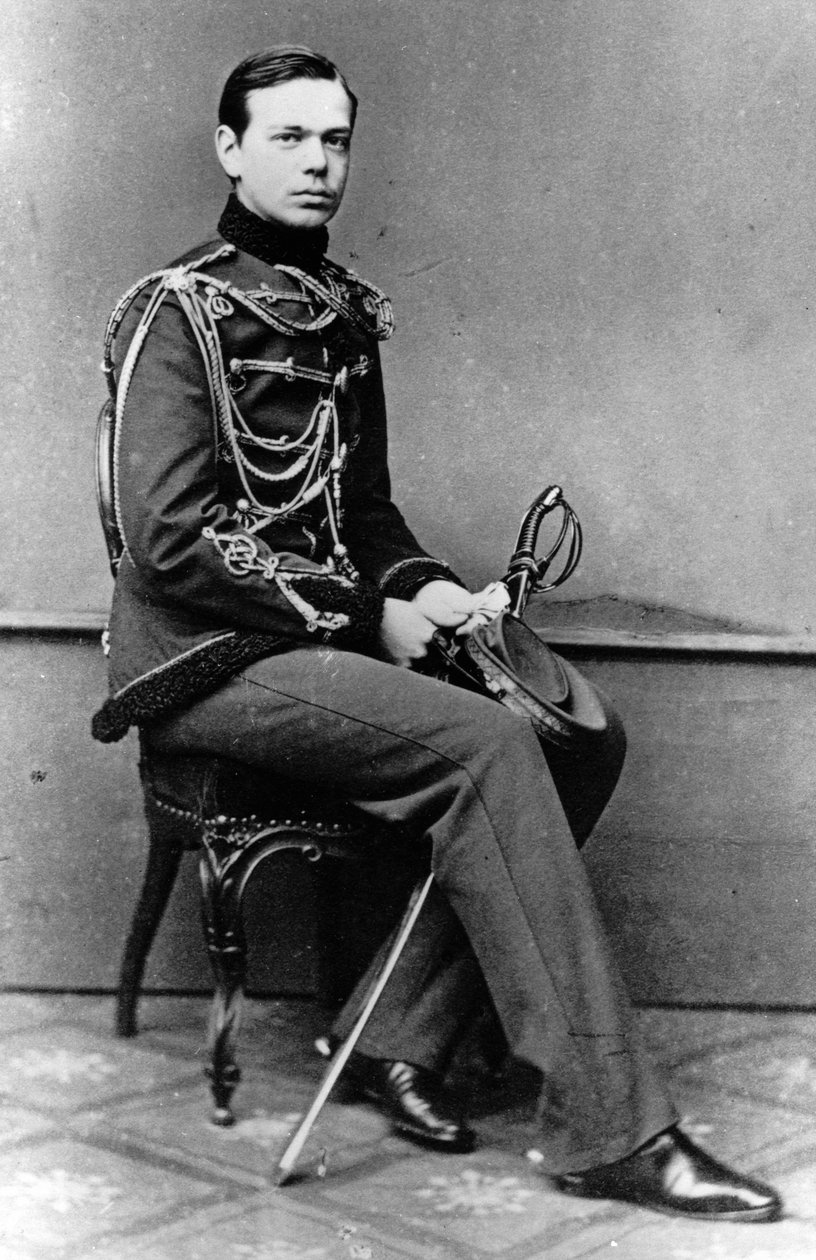 Alekszandr Alekszandrovics orosz nagyherceg, c1860-c1862 alkotó: Unbekannt