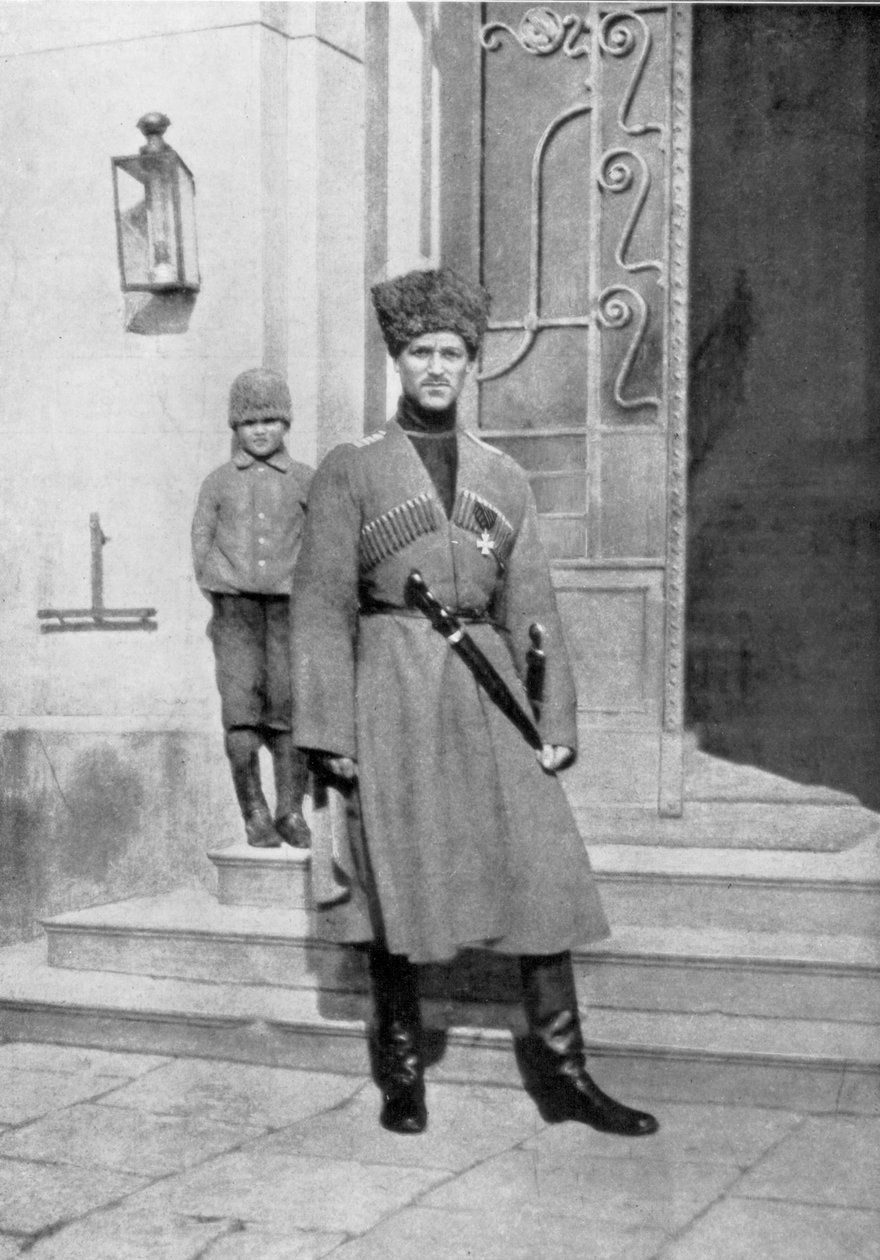 Alekszandrovics Mihály orosz nagyherceg kozák egyenruhában, 1917 alkotó: Unbekannt