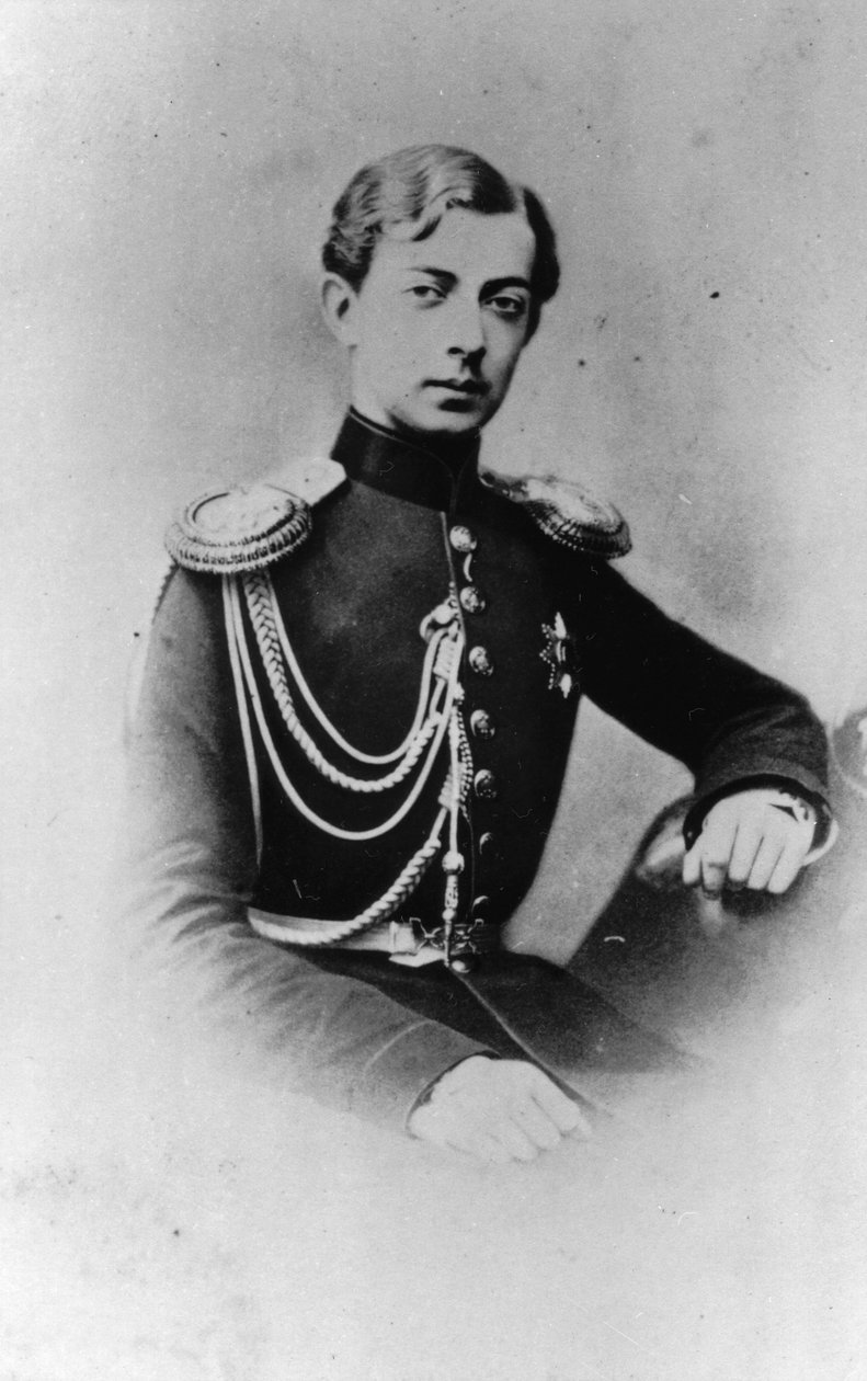 Miklós Alekszandrovics orosz nagyherceg, c1861-c1864 alkotó: Unbekannt