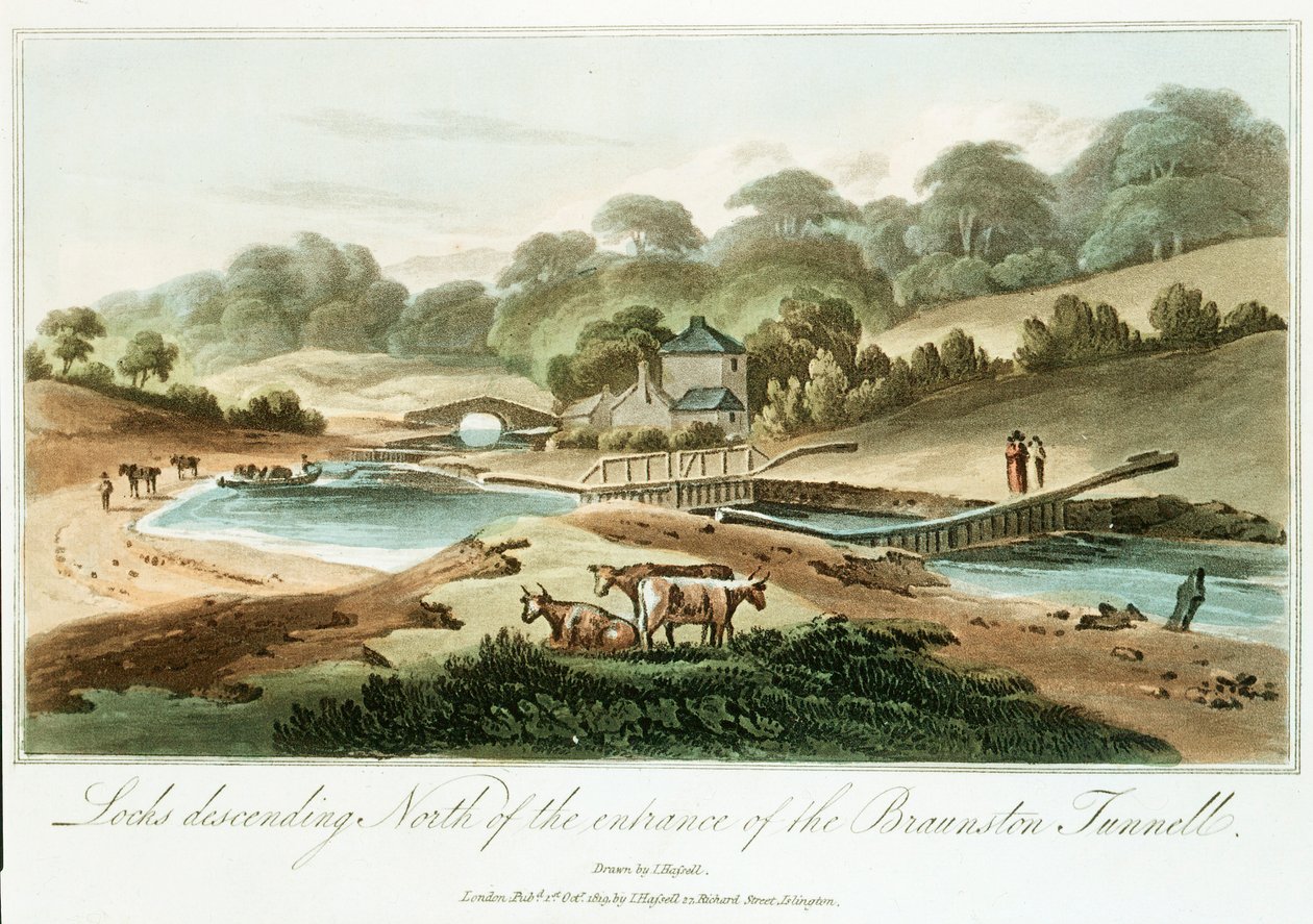 Grand Junction Canal, Northamptonshire, 1819 alkotó: Unbekannt
