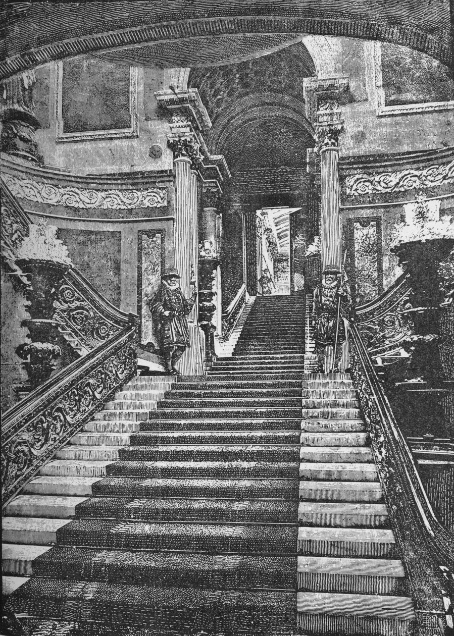 Grand Staircase, Buckingham-palota, 1890 alkotó: Unbekannt
