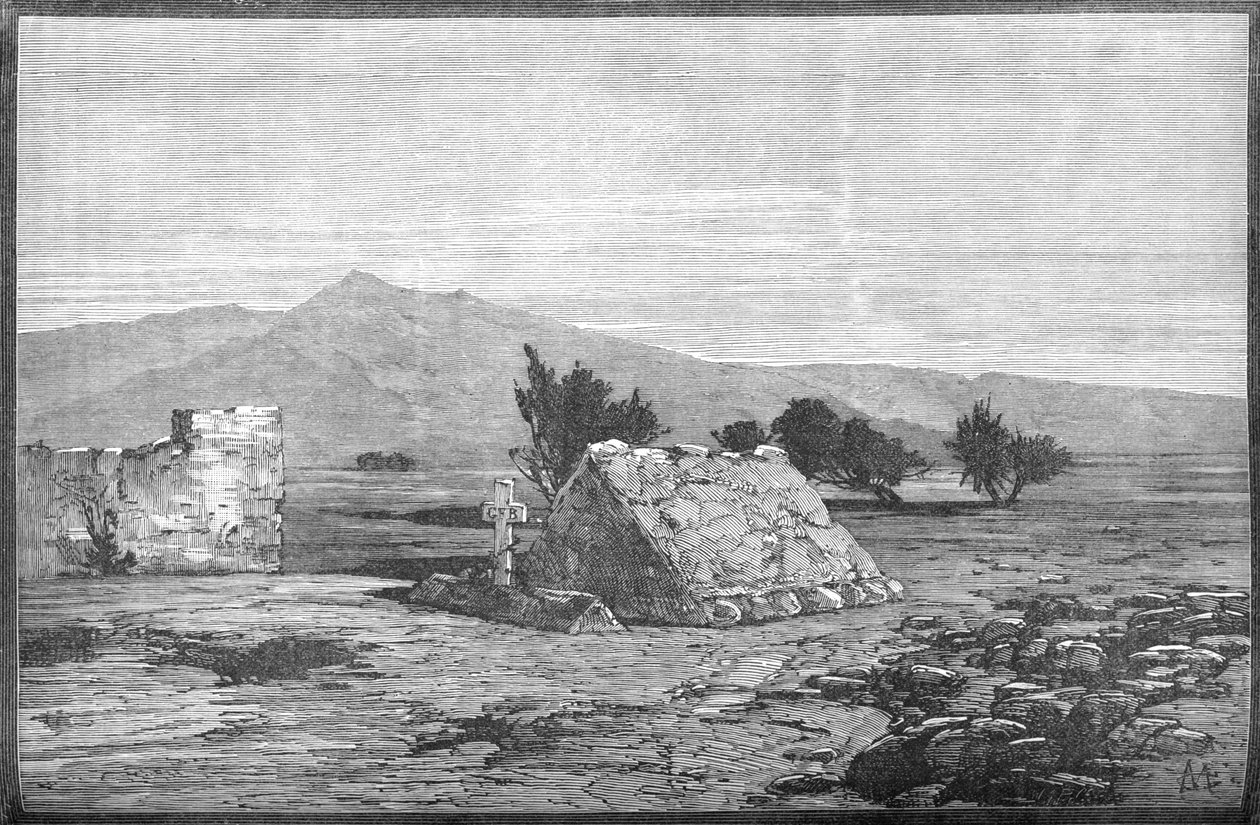 Blackwood őrnagy és a Hatvanhatodik Ezred emberei sírjai, Maiwand, 1880 alkotó: Unbekannt