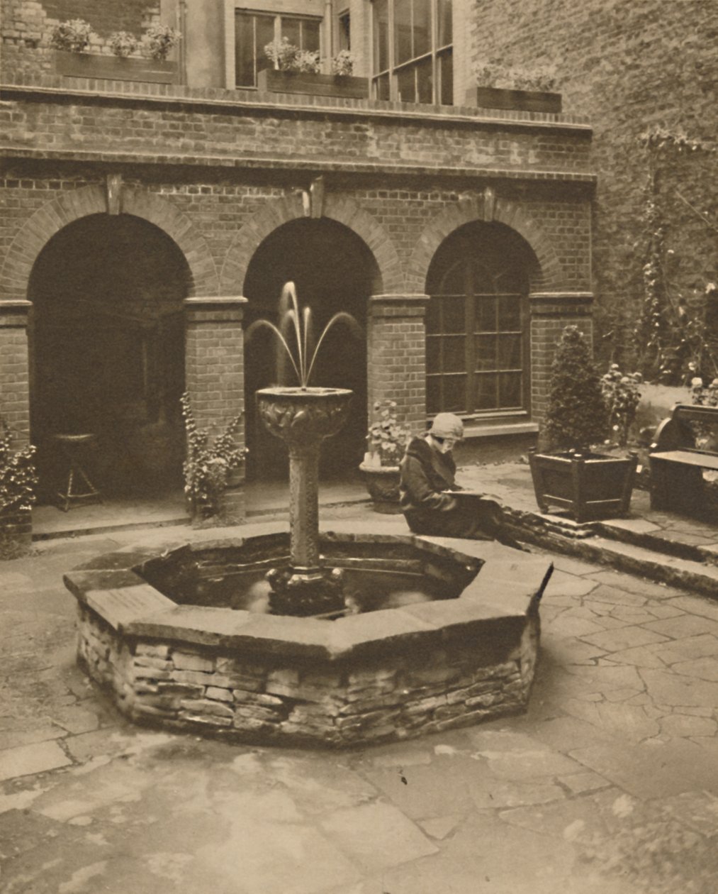 St. Ethelburga temetője, Bishopgate, Az élők nyughelye, 1935. alkotó: Unbekannt