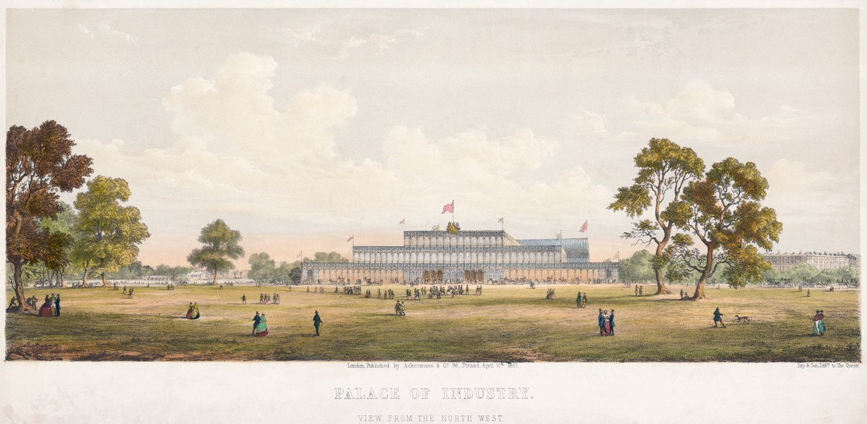 Nagy kiállítás, Crystal Palace, Hyde Park, London, 1851 alkotó: Unbekannt