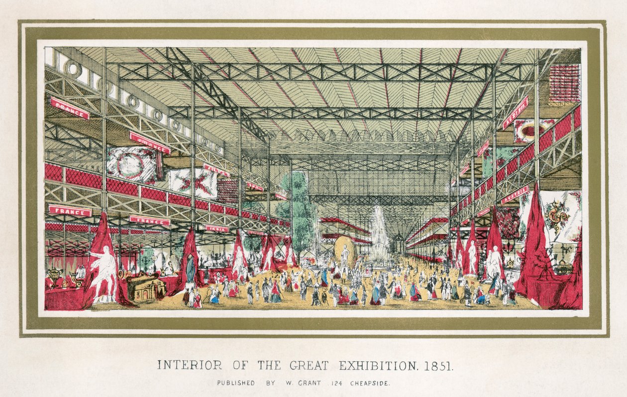 Nagy kiállítás, Crystal Palace, Hyde Park, London, 1851 alkotó: Unbekannt