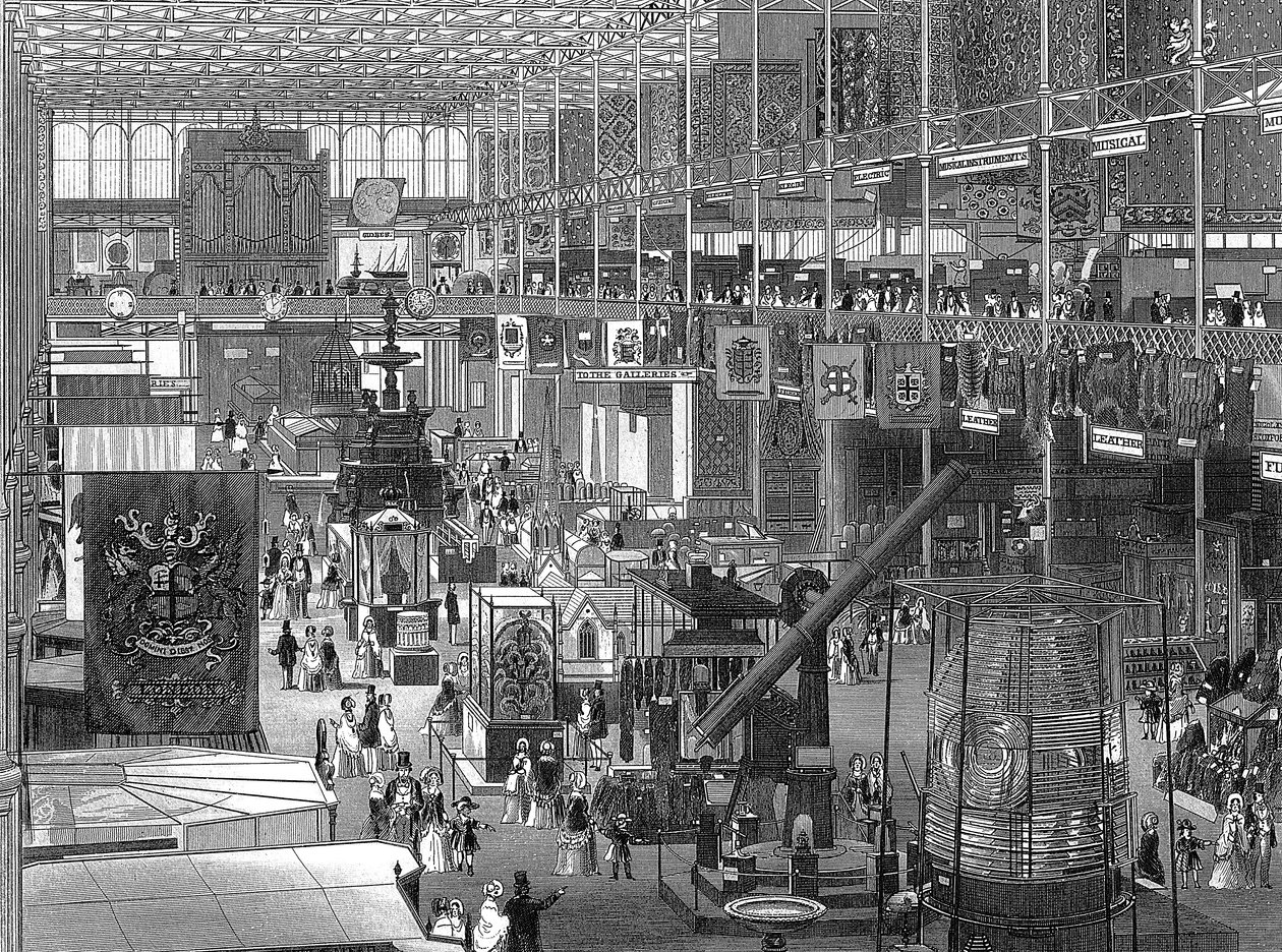 Nagy kiállítás a Crystal Palace-ban, Hyde Park, London, 1851 alkotó: Unbekannt