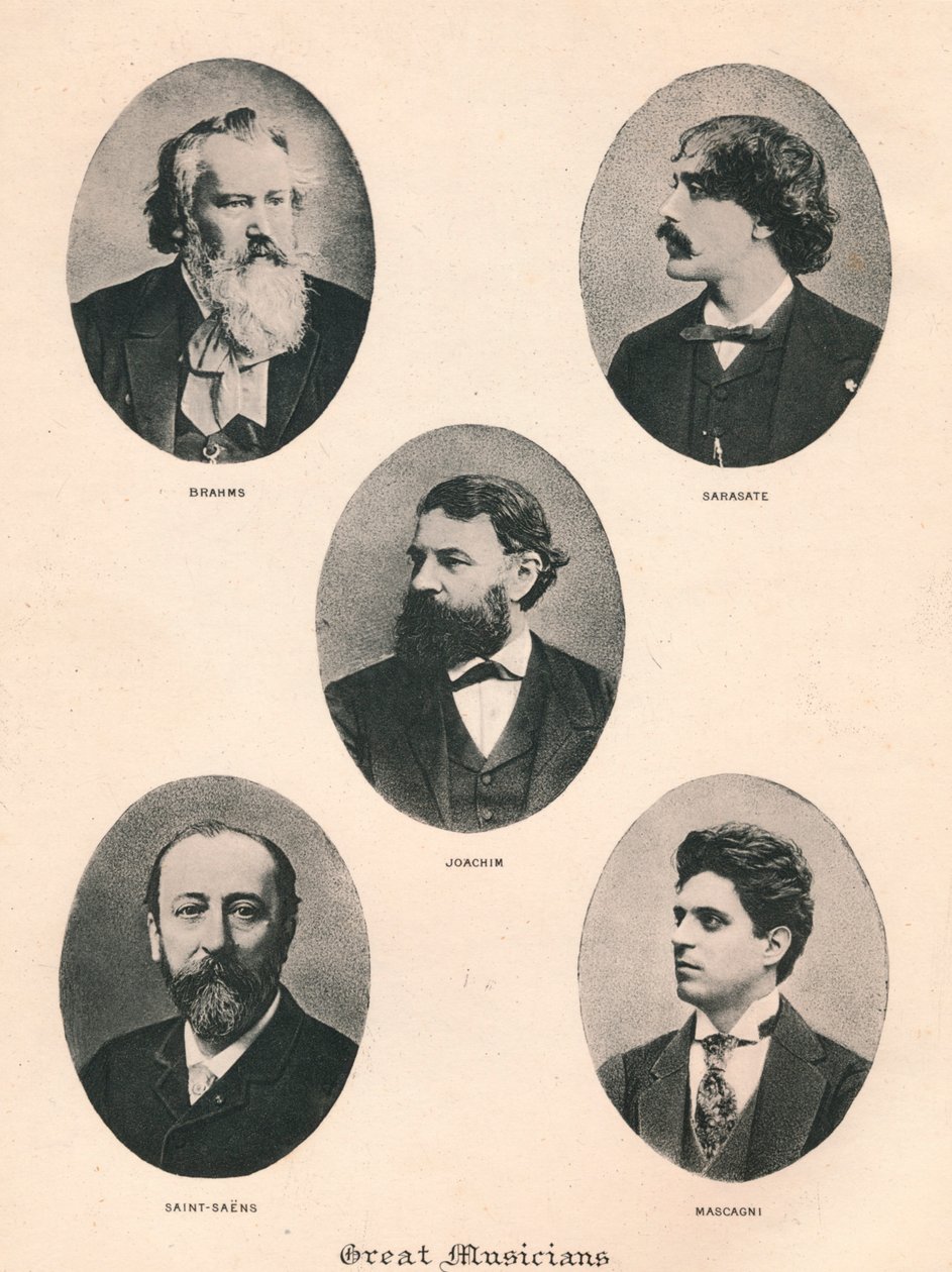 Nagy zenészek - VII. tábla, 1895 alkotó: Unbekannt