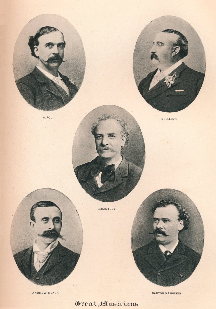 Nagy zenészek - VI. tábla, 1895 alkotó: Unbekannt