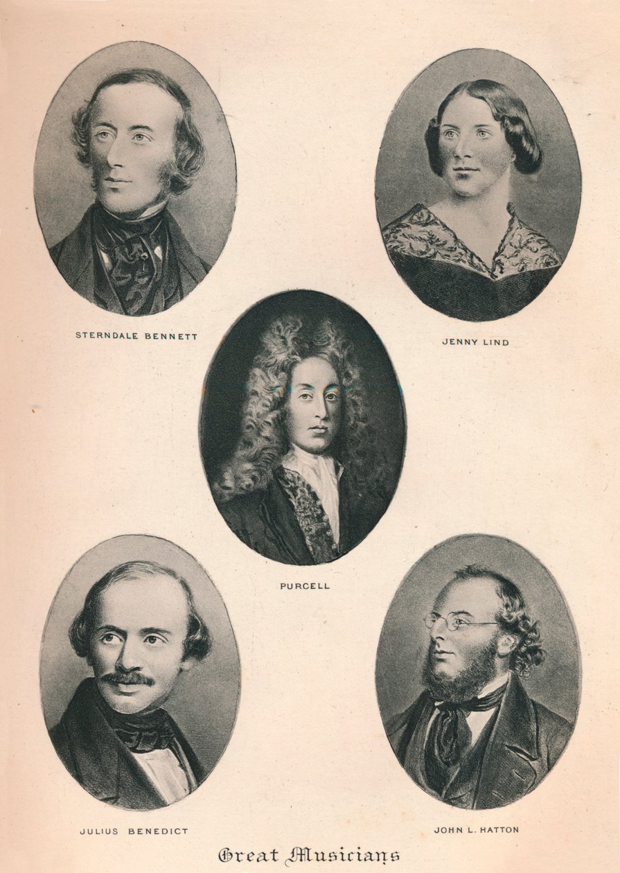 Nagy zenészek – V. tábla, 1895 alkotó: Unbekannt