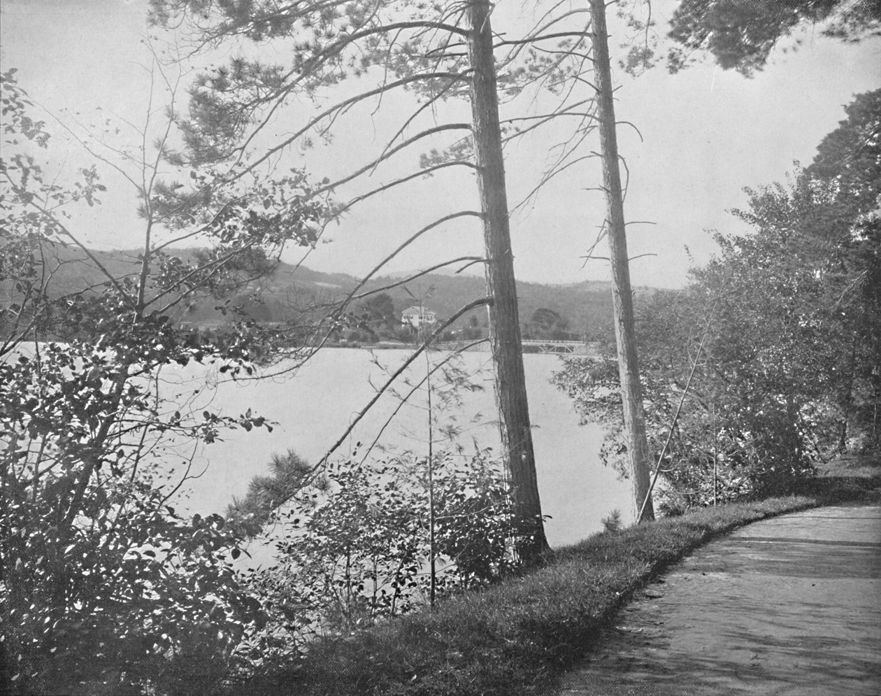 Green Island, Lake George, New York, 1897. alkotó: Unbekannt
