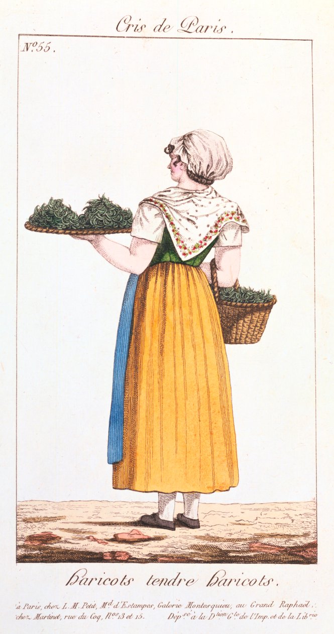 Zöldbab árus, 1826 alkotó: Unbekannt